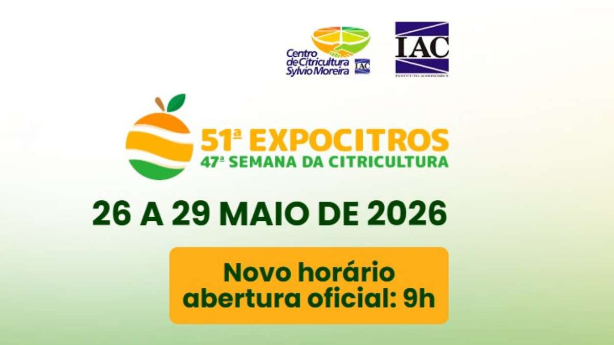 Público e especialistas reunidos na 51ª Expocitros e 47ª Semana da Citricultura em Cordeirópolis, principal evento de inovação e tecnologia da citricultura brasileira.