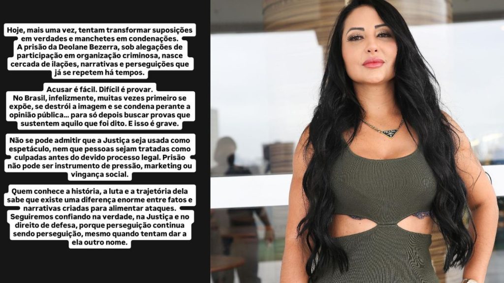 Declaração irmã Deolane