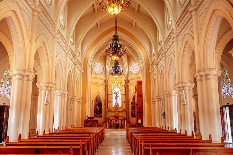 Interior da Igreja Matriz de São Sebastião, em Valinhos.