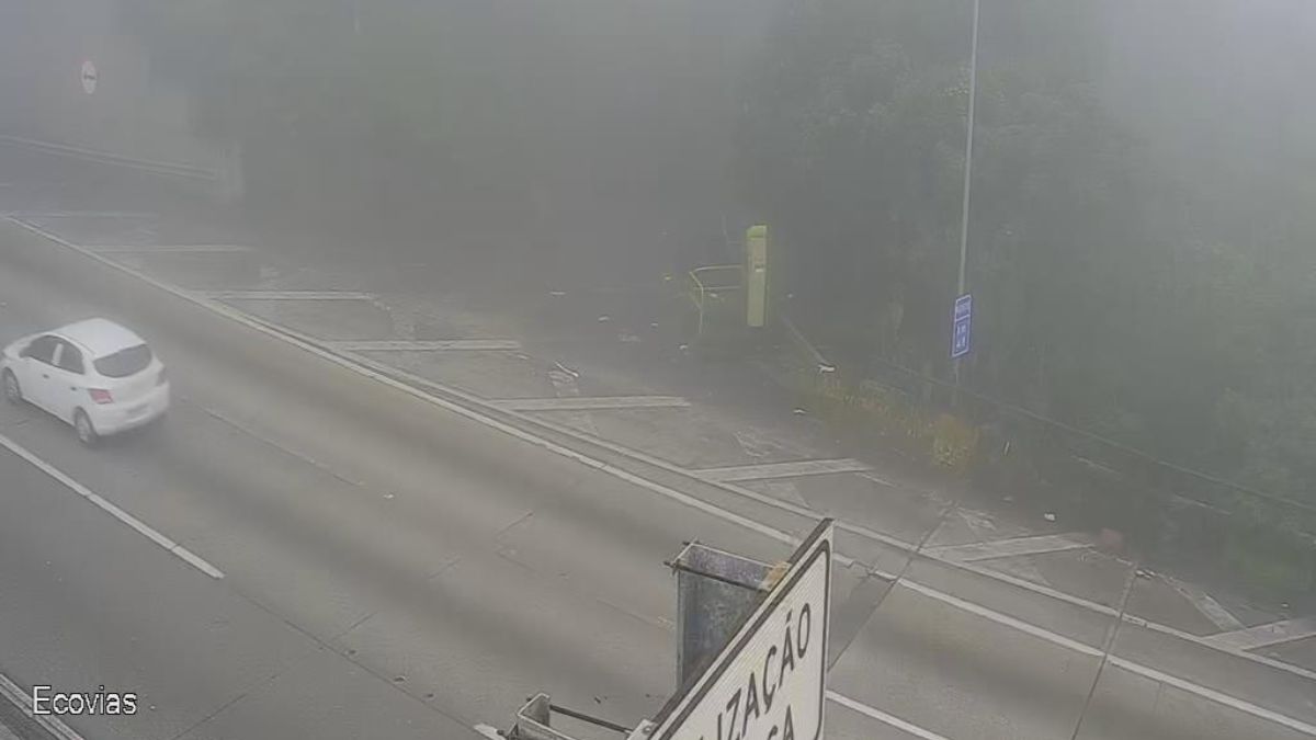 Serra Imigrantes tem neblina