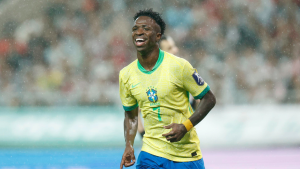 Neymar Jr. vestindo a camisa 10 da seleção brasileira, representando o debate sobre a numeração oficial para a Copa do Mundo de 2026.