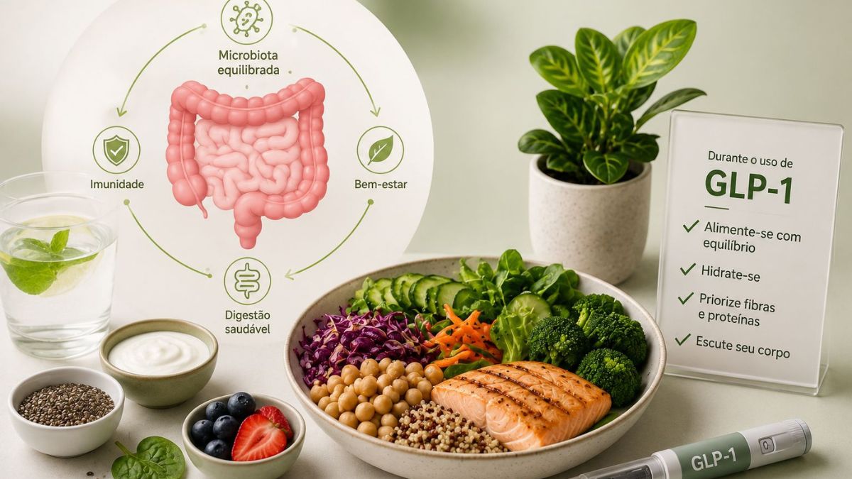 GLP-1 e intestino preso: por que fibras viraram tema obrigatório no emagrecimento