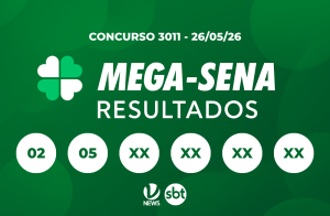 Mega-Sena 3011 pode pagar R$ 3,5 milhões hoje; veja o resultado do sorteio