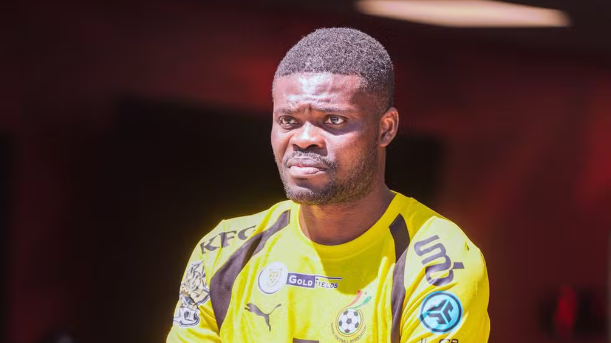 Thomas Partey, volante da seleção de Gana, em destaque para o artigo sobre sua convocação para a Copa do Mundo e as declarações de Carlos Queiroz.