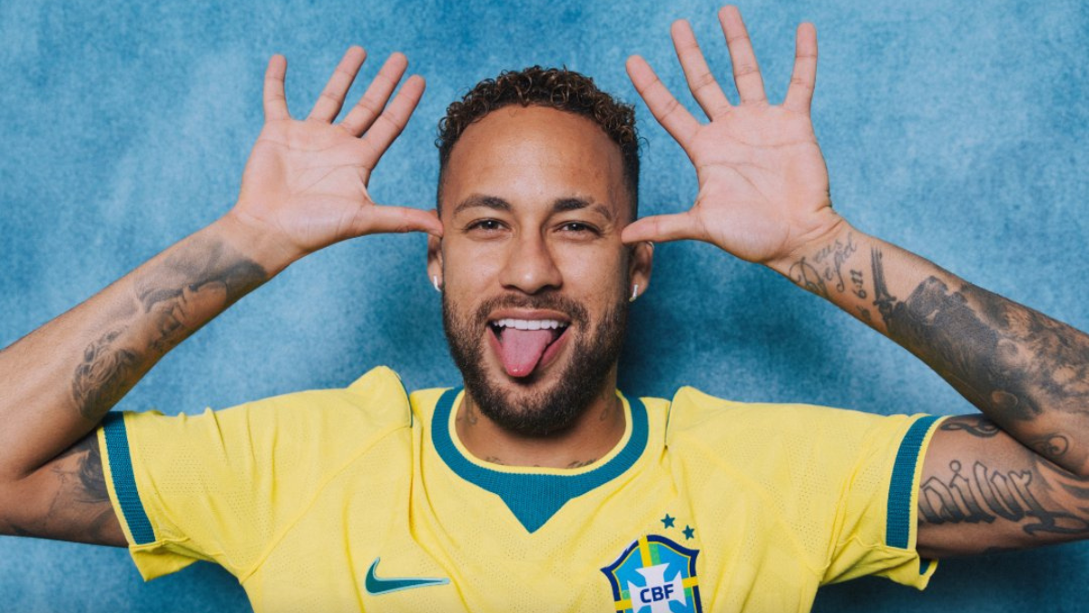 Montagem de jogadores de futebol lesionados que são dúvidas para a Copa do Mundo, ilustrando o cenário de desfalques em seleções como Brasil, Marrocos e Uruguai.