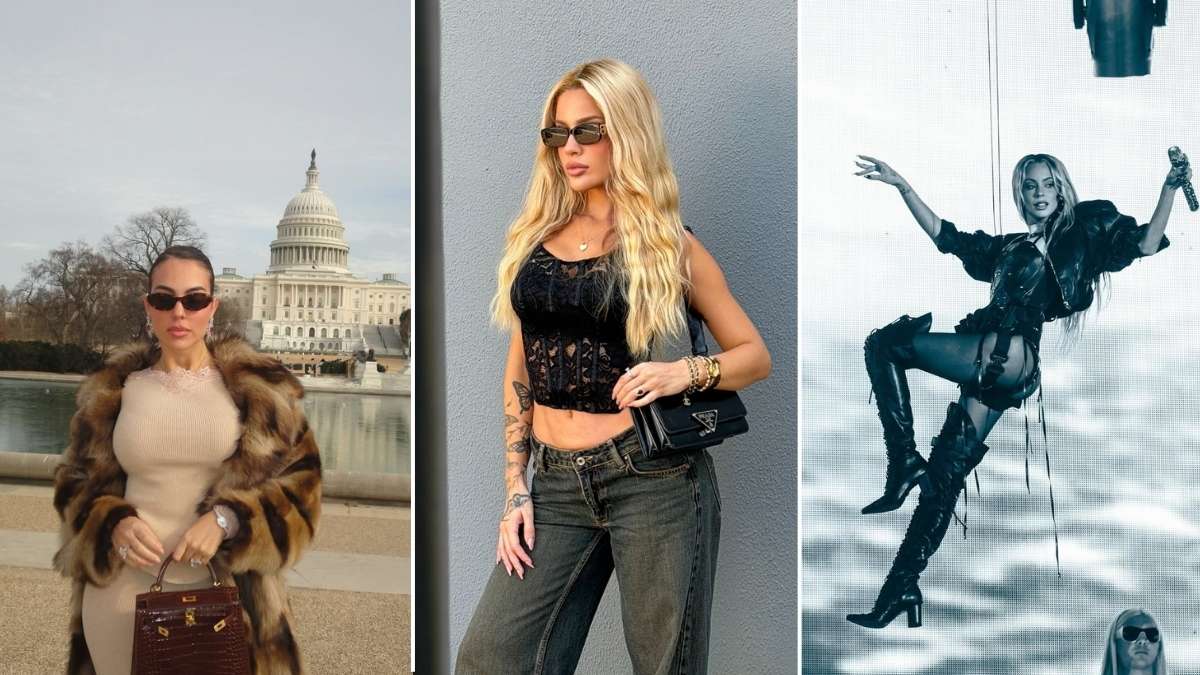 Montagem com as principais WAGs de jogadores de futebol que lideram o ranking de faturamento para a Copa do Mundo de 2026.