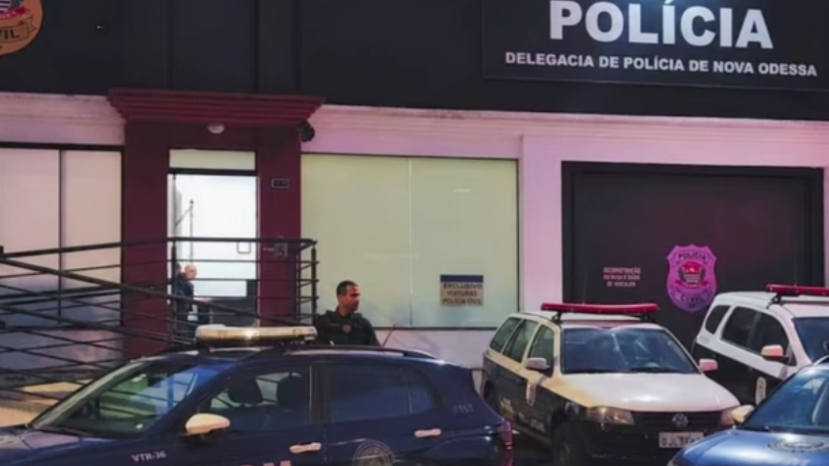 Viatura da Guarda Civil Municipal (GCM) de Nova Odessa em destaque, representando a rápida atuação dos agentes na prisão em flagrante por importunação sexual.