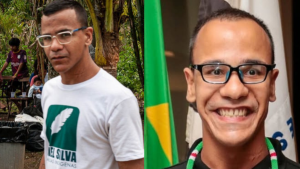Gabriel Lemos, fundador da Associação Biel Silva, em ação de solidariedade entregando doações para comunidades indígenas no litoral paulista.