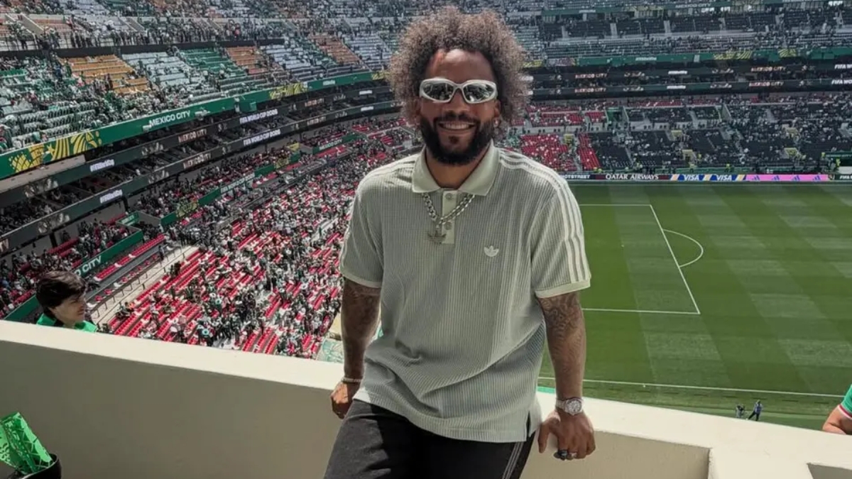 Marcelo, ex-jogador da Seleção Brasileira, em destaque no contexto da escolta policial preventiva após a abertura da Copa do Mundo de 2026 no México.