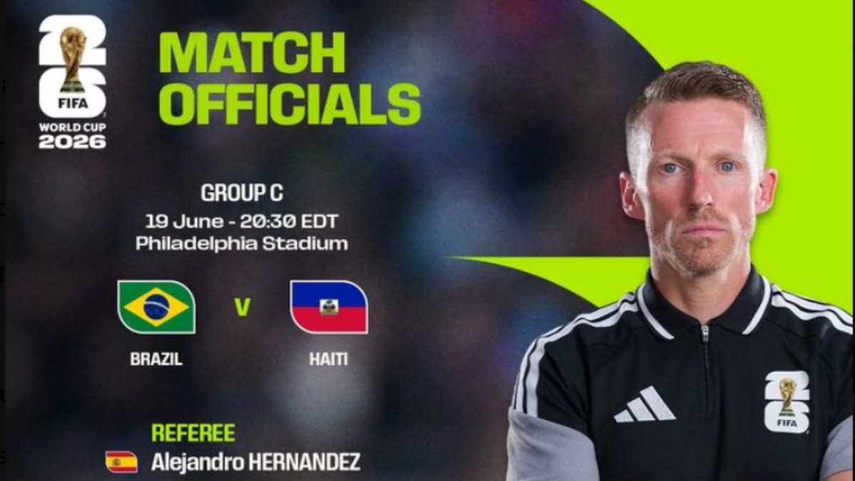 Brasil x Haiti terá arbitragem 100% espanhola na segunda rodada da Copa