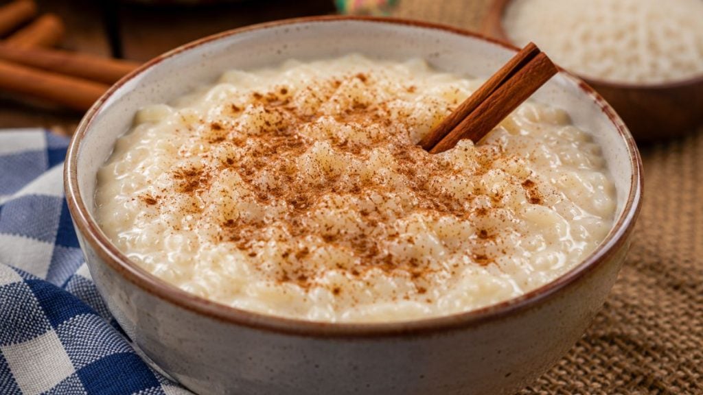 Receita Arroz doce.