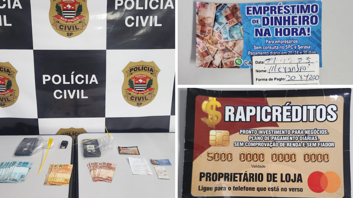 Vítima perde R$ 700 mil e suspeito de agiotagem é preso em Campinas
