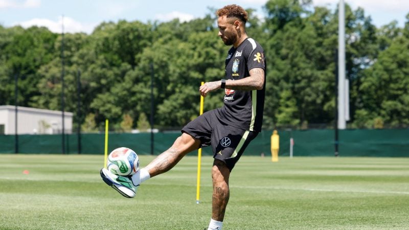 Neymar treino 160626 - foto CBF