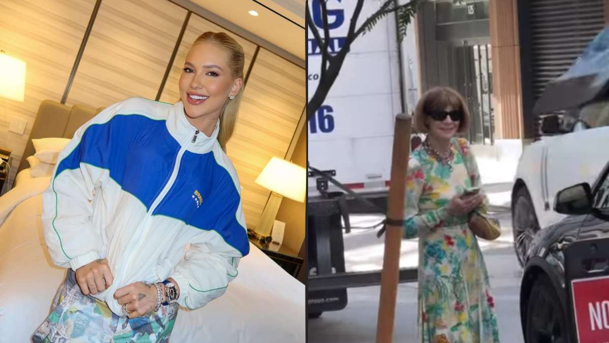 Virginia encontra Anna Wintour