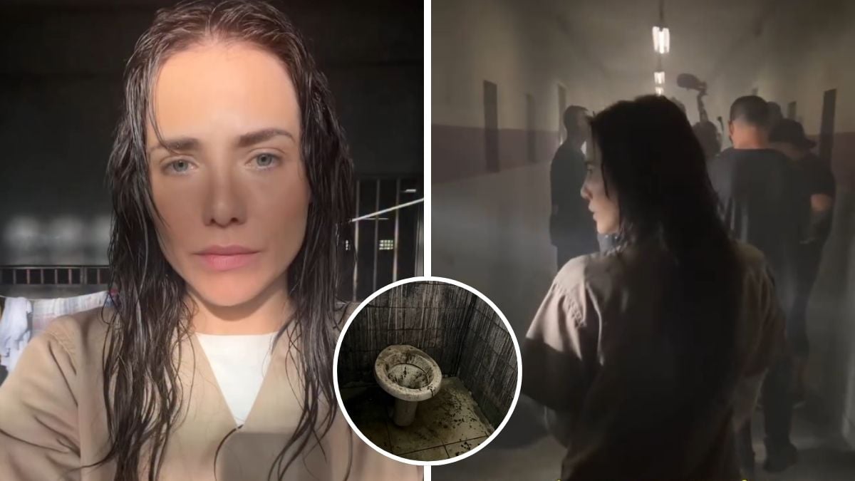 Leticia Colin mostra bastidores de novela em prisão abandonada: 'Muito intenso'. Foto: Reprodução / Instagram @leticiacolin