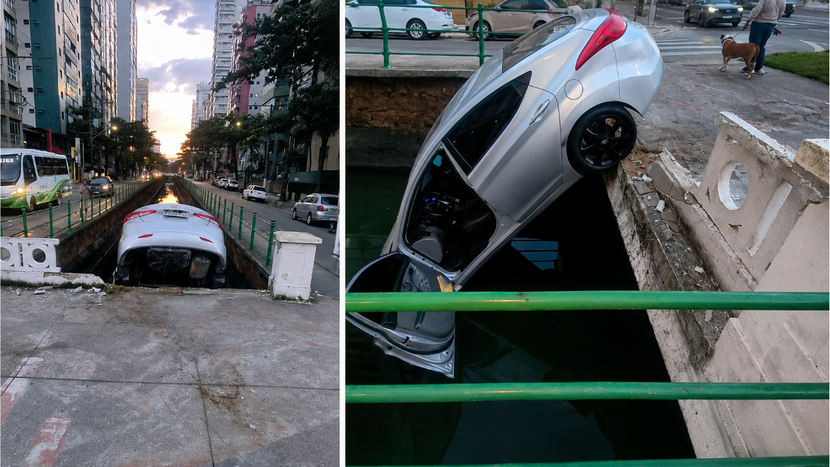 Foto destaque carro canal Santos