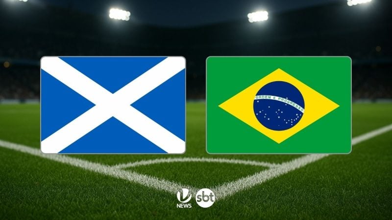 SBT transmite Escócia x Brasil em jogo decisivo da Copa do Mundo