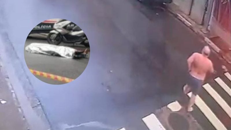 Vídeo mostra execução de homem em situação de rua em Santos
