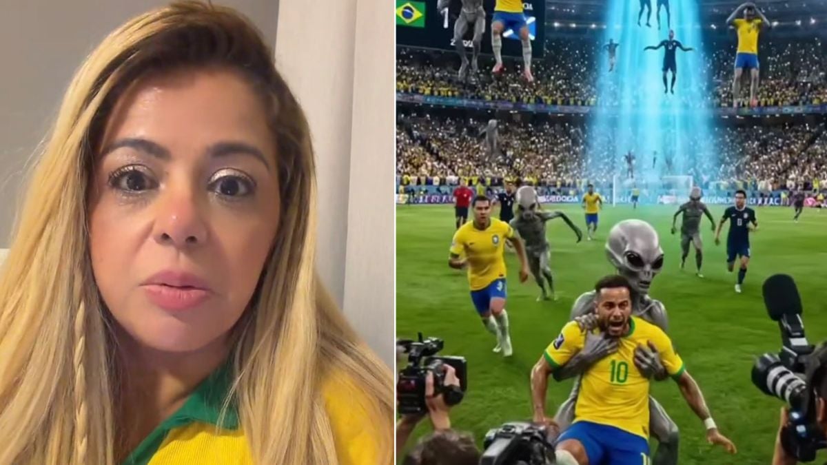 vidente prevê invasão alienígena no jogo do Brasil contra a Escócia