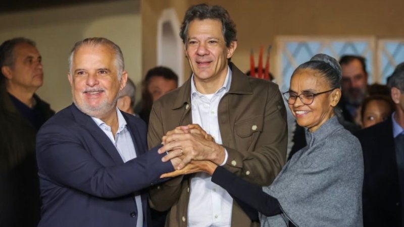 Fernando Haddad anuncia Marcio França como o seu vice
