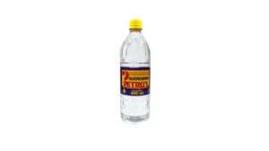Garrafa de querosene Petrus de 800 ml em fundo branco, destacando o rótulo “Querosene Petrus”, usada para ilustrar a notícia da Anvisa sobre apreensão e recolhimento.