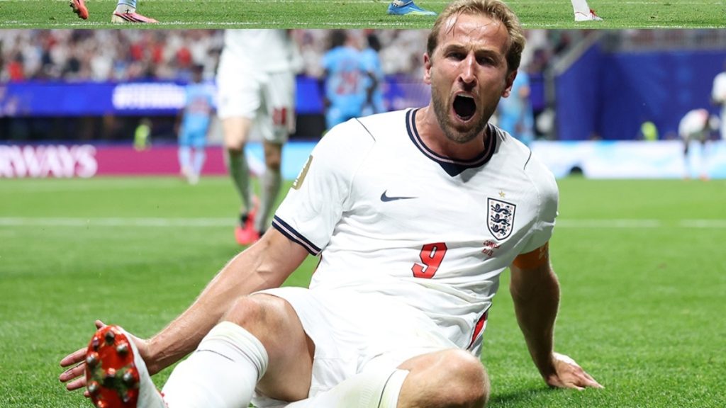Inglaterra vence a RD Congo com brilho de Harry Kane: atacante da seleção inglesa em comemoração no gramado, camisa branca, número 9, em partida de Copa do Mundo.