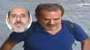 Justiça nega liberdade a acusado de aplicar “Boa Noite, Cinderela” em empresário de Santos: imagem mostra homem em destaque em recorte com foto desfocada ao fundo, em contexto de reportagem criminal.