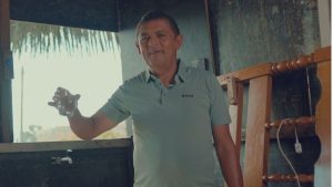 Aparecido Isidoro comenta sobre a chegada de água encanada na comunidade Portelinha em São Vicente