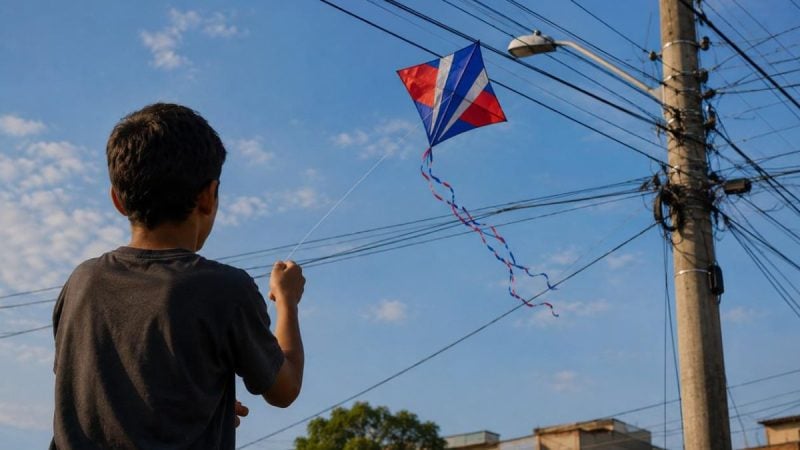 Brincar de Pipa próximo à rede elétrica pode causar acidentes
