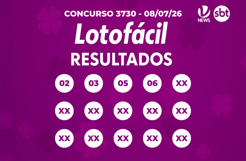 Lotofácil 3730 sorteia R$ 8 milhões hoje; veja os números sorteados