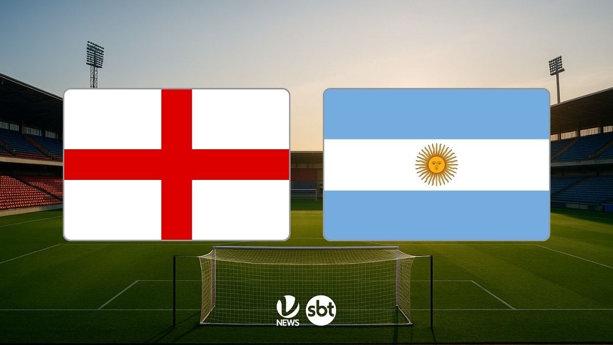 SBT transmite Argentina x Inglaterra