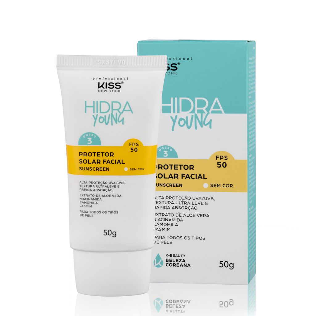 Kiss New York – Protetor Solar Facial Hidra Young FPS 50