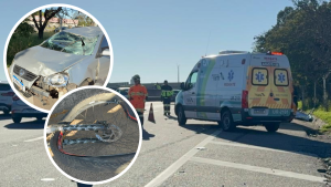 Acidente na SP-101 em Hortolândia: ambulância do Samu e equipes de resgate isolam o local e há detalhes do impacto com ciclista envolvido