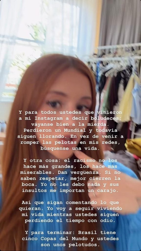 Amanda Araujo responde ataques racistas direcionados ao marido Richarlison