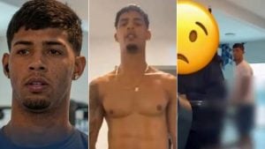 prisão preventiva de Pedro Henrique Sales: Imagem em colagem com fotos de um homem, sugerindo um caso de estudante foragido após exposição em academia de condomínio; quadro destaca imagem de pessoa investigada.