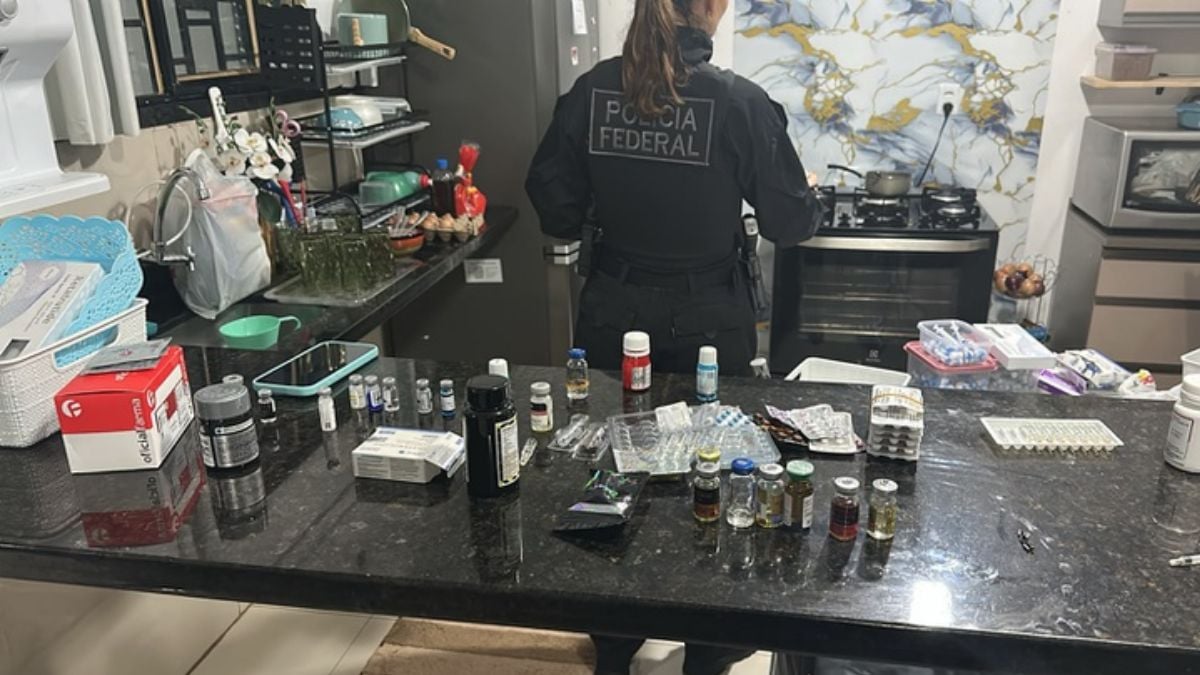 Operação da PF combate produção clandestina de anabolizantes no interior