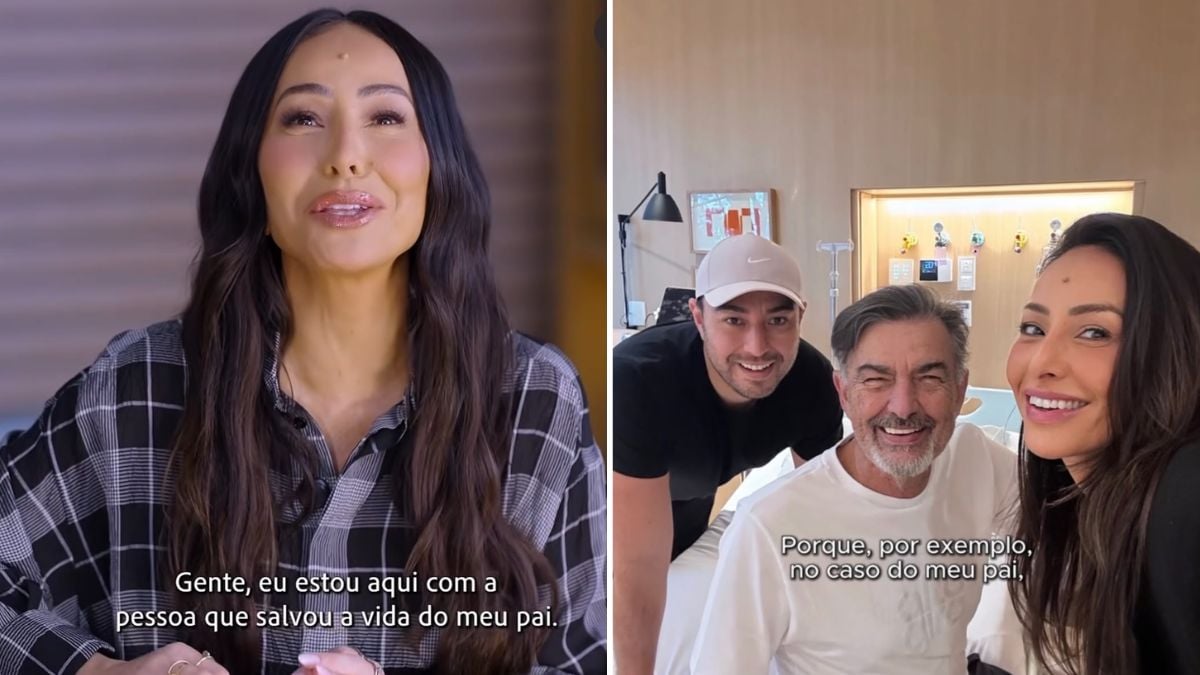 Sabrina Sato relembra como descobriu câncer do pai