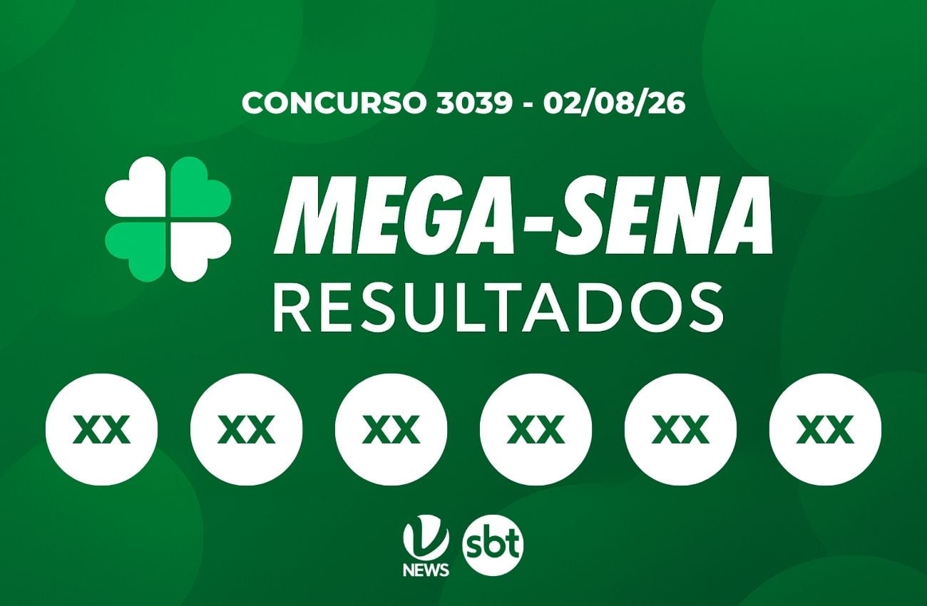 Mega-Sena 3039 acumula e prêmio chega a R$ 100 milhões neste domingo