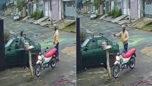 Briga entre tio e sobrinho termina com tiros e morte em São Vicente; VÍDEO