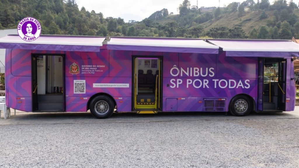 Ônibus SP Por Todas. Foto Secretaria de Políticas para a Mulher