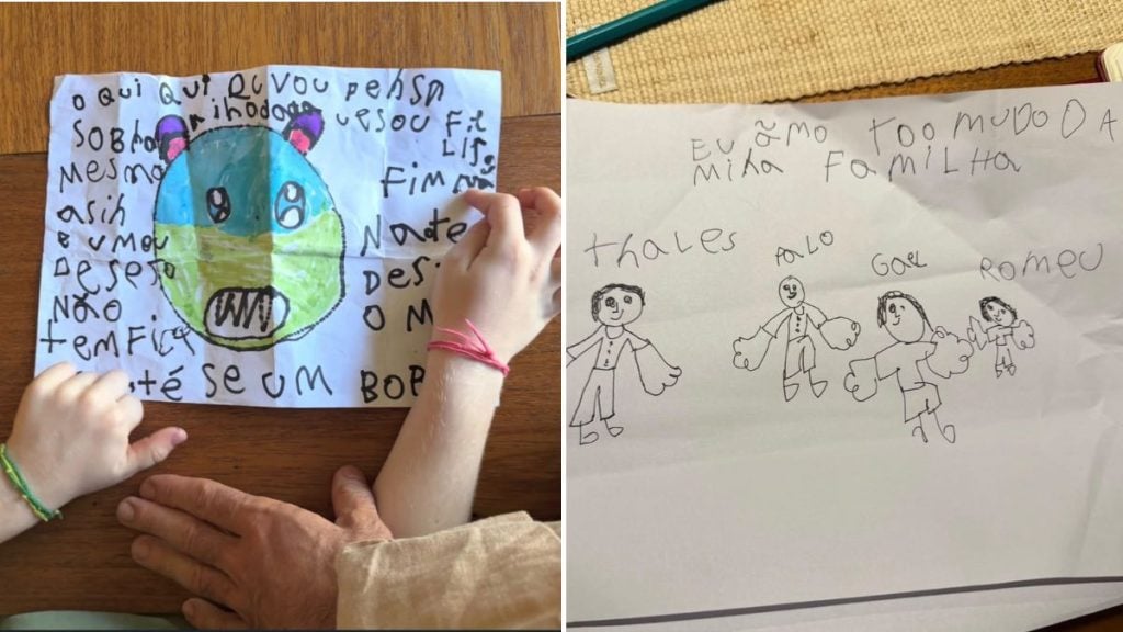 Thales Bretas homenageia filho em aniversário