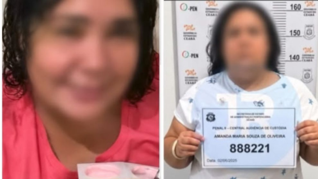 Suspeita utilizava o nome falso de “Gabriele” e chegou a ser acolhida informalmente por uma família no Norte de Santa Catarina. Foto: Reprodução/Polícia Civil de SC
