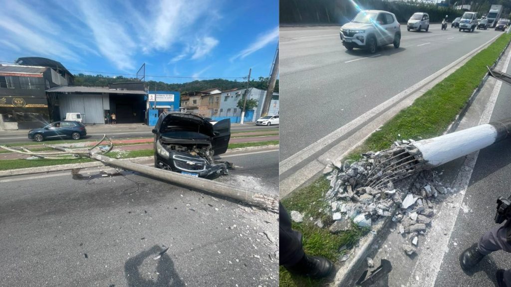 A ocorrência aconteceu na Avenida Martins Fontes. Ninguém se feriu