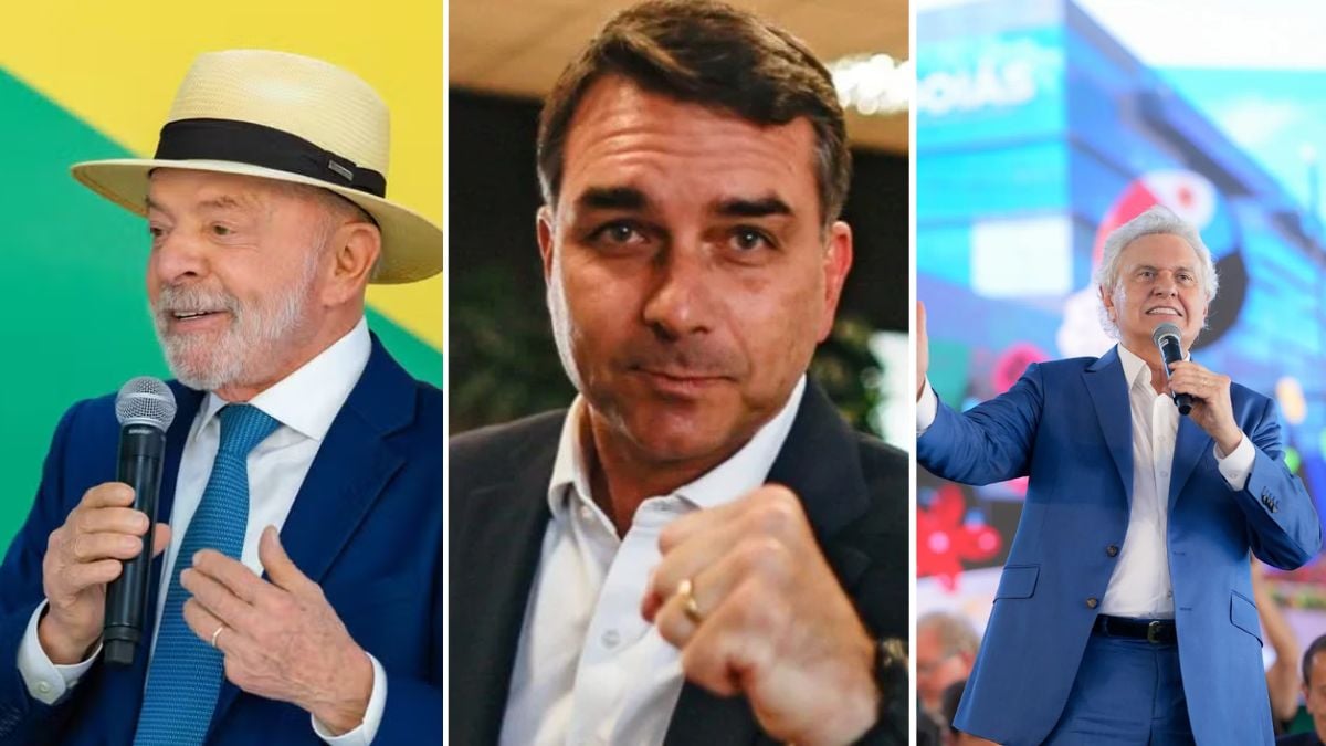 Data Folha revela Lula á frente seguido de Flávio Bolsonaro e Ronaldo Caiado