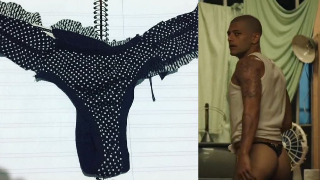 Cena da série Tremembé mostra Cristian Cravinhos usando calcinha