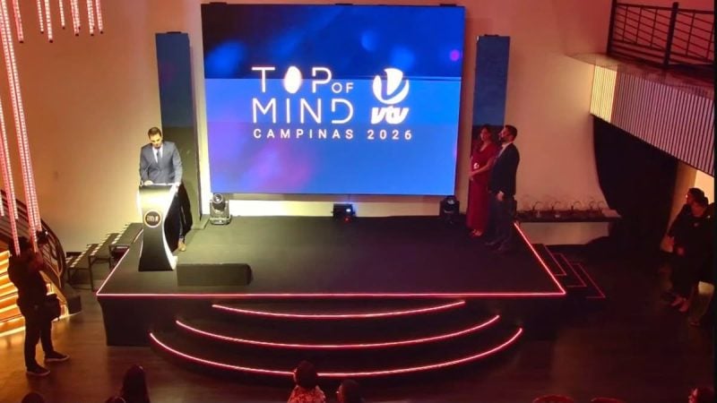 Premiação Top of Mind VTV SBT 2026 ocorre nesta quarta