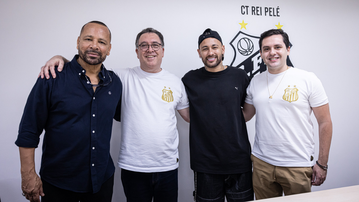 Neymar Pai, Neymar, Marcelo Teixeira juntos