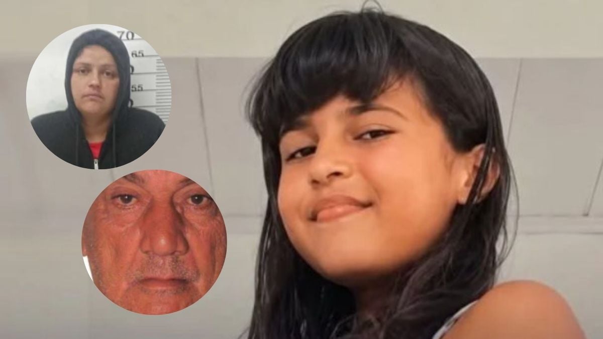 Caso Samyra: montagem com foto de mulher identificada como Samyra e imagens circulares que aparecem como partes de investigação, com rostos em destaque e fundo neutro, em reportagem