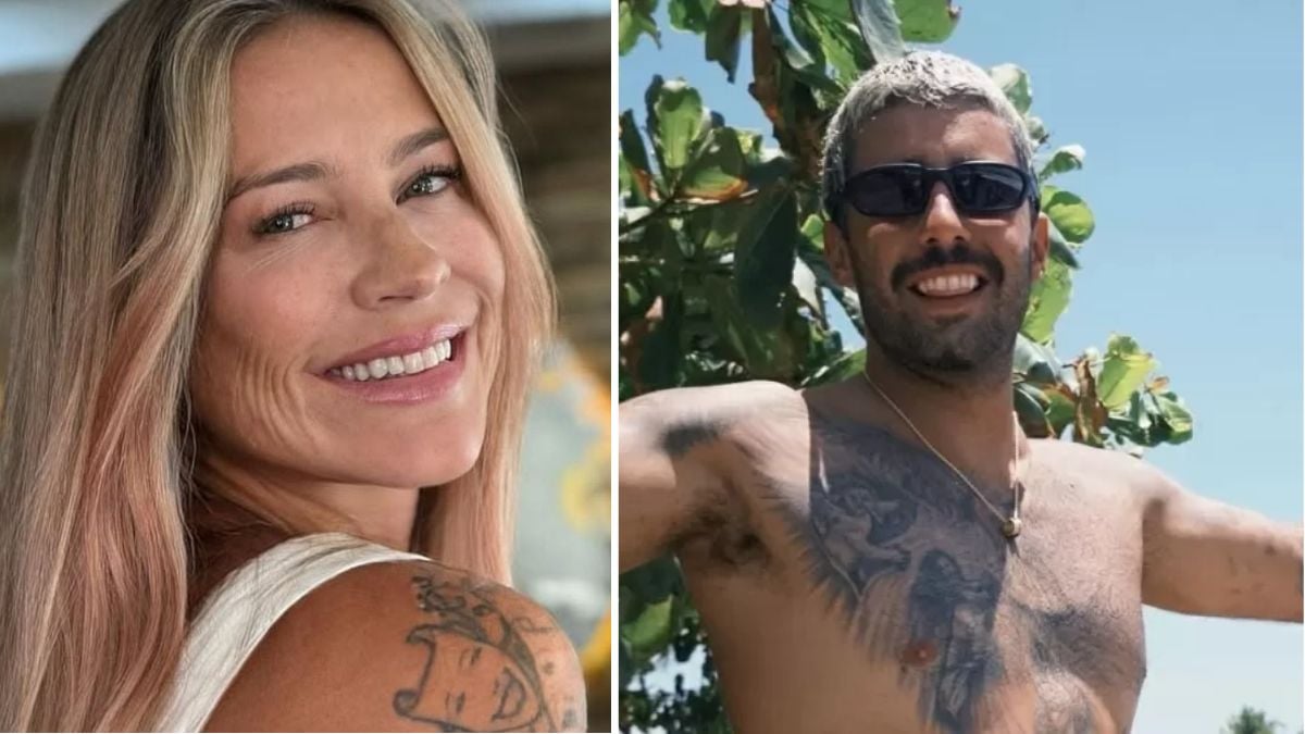 Luana Piovani critica Pedro Scooby: Luana Piovani e Pedro Scooby em fotos de perfil, com Luana Piovani criticando Pedro Scooby após encontrar piolho na filha; imagem em formato dividido lado a lado.