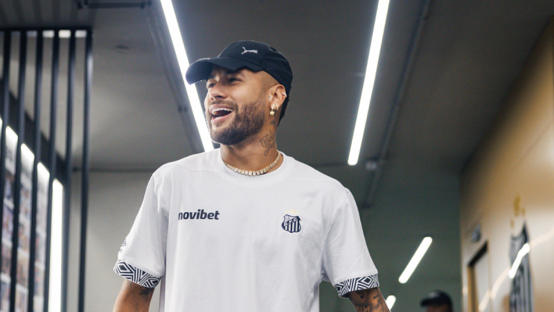 Neymar, jogador do Santos